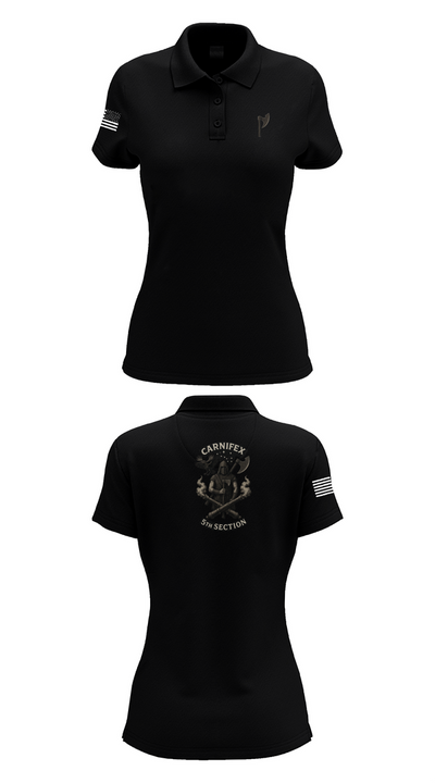 2-8 FA, C BTRY 92063825 Women's Short Sleeve Performance Polo  - 35