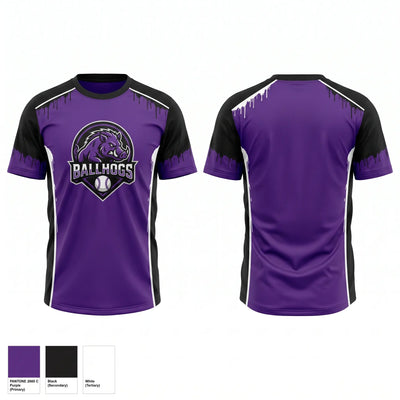 Walhalla Ballhogs Soft Poly Tee Cotton Like Feel - 1