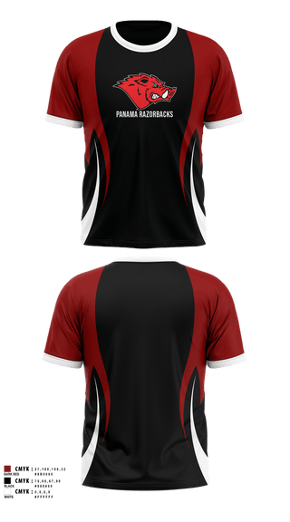 Short Sleeve Performance Shirt, Panama Razorbacks, , Teamtime, Team time, sublimation, custom sports apparel, team uniforms, spirit wear, spiritwear, sports uniforms, custom shirts, team store, custom team store, fundraiser sports, apparel fundraiser