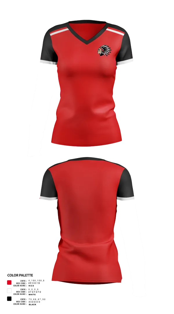 Womens Short Sleeve Vneck Shirt, Social Circle Cheer, Cheer, Teamtime, Team time, sublimation, custom sports apparel, team uniforms, spirit wear, spiritwear, sports uniforms, custom shirts, team store, custom team store, fundraiser sports, apparel fundraiser