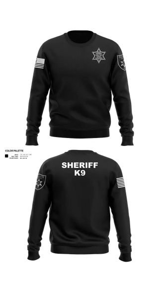 Crew Neck Sweatshirt, Fayette County Sheriff WV, Police, Teamtime, Team time, sublimation, custom sports apparel, team uniforms, spirit wear, spiritwear, sports uniforms, custom shirts, team store, custom team store, fundraiser sports, apparel fundraiser