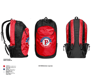 Gear Bag, Polkville Rangers, Baseball, Teamtime, Team time, sublimation, custom sports apparel, team uniforms, spirit wear, spiritwear, sports uniforms, custom shirts, team store, custom team store, fundraiser sports, apparel fundraiser