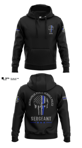 Hoodie, IPSPD, Police, Teamtime, Team time, sublimation, custom sports apparel, team uniforms, spirit wear, spiritwear, sports uniforms, custom shirts, team store, custom team store, fundraiser sports, apparel fundraiser