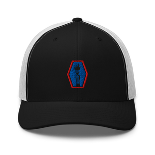 100th BN 442nd IN 13919560 Retro Trucker Hat | Yupoong 6606