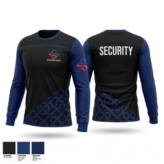 Long Sleeve Performance Shirt, Sahara Global Security, Police, Teamtime, Team time, sublimation, custom sports apparel, team uniforms, spirit wear, spiritwear, sports uniforms, custom shirts, team store, custom team store, fundraiser sports, apparel fundraiser