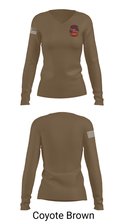 AFLCMCSWAT 46376626 Women's Long Sleeve V-neck Shirt - 17