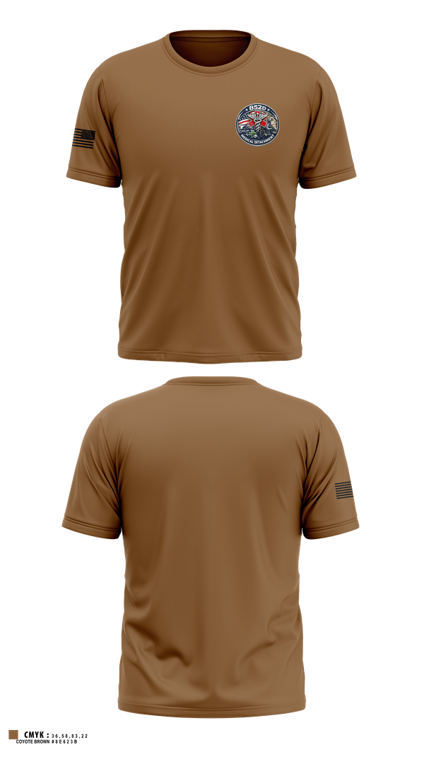 Old School Cotton Feel Shirt, 852D Medical Detachment, Army, Teamtime, Team time, sublimation, custom sports apparel, team uniforms, spirit wear, spiritwear, sports uniforms, custom shirts, team store, custom team store, fundraiser sports, apparel fundraiser