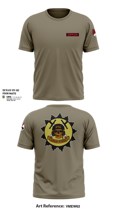 Cold Steel, 1/11 ACR 25176188 Old School Cotton Feel Shirt - 106