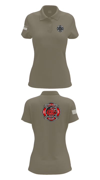 Central 9971313 Women's Short Sleeve Performance Polo  - 75