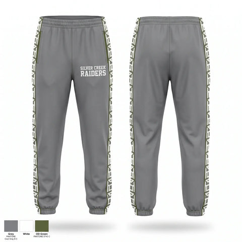 Sweatpants, Silver Creek Raiders, Tennis, Teamtime, Team time, sublimation, custom sports apparel, team uniforms, spirit wear, spiritwear, sports uniforms, custom shirts, team store, custom team store, fundraiser sports, apparel fundraiser