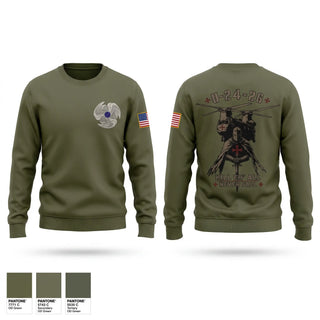 Crew Neck Sweatshirt, U-24, Army, Teamtime, Team time, sublimation, custom sports apparel, team uniforms, spirit wear, spiritwear, sports uniforms, custom shirts, team store, custom team store, fundraiser sports, apparel fundraiser