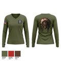 1-181 alpha battery Women's Long Sleeve V-neck Shirt - 1