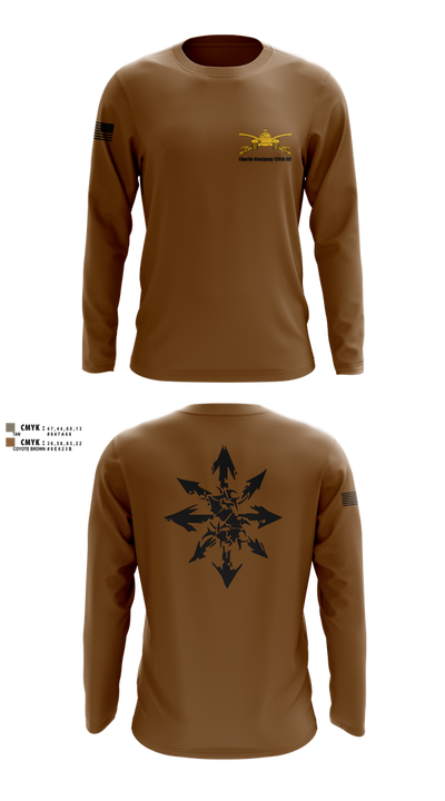 Charlie Company 120th INF 49997555 Long Sleeve Performance Shirt 2