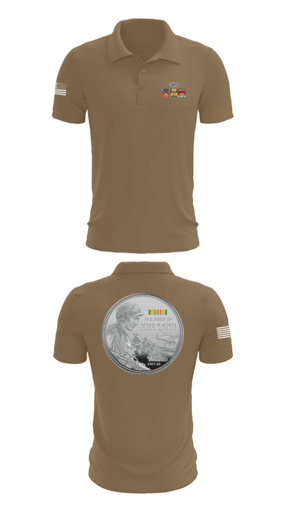 3rd Reconnaissance Division 86447085 Short Sleeve Performance Polo - 7