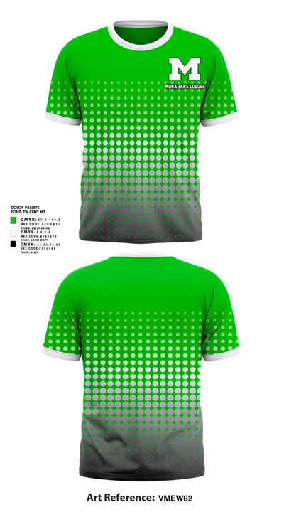 Monahans Loboes 90909476 Short Sleeve Performance Shirt - 1
