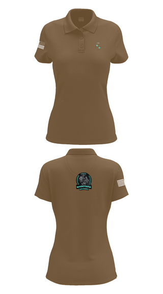 Womens Short Sleeve Performance Polo, , National Guard, Teamtime, Team time, sublimation, custom sports apparel, team uniforms, spirit wear, spiritwear, sports uniforms, custom shirts, team store, custom team store, fundraiser sports, apparel fundraiser