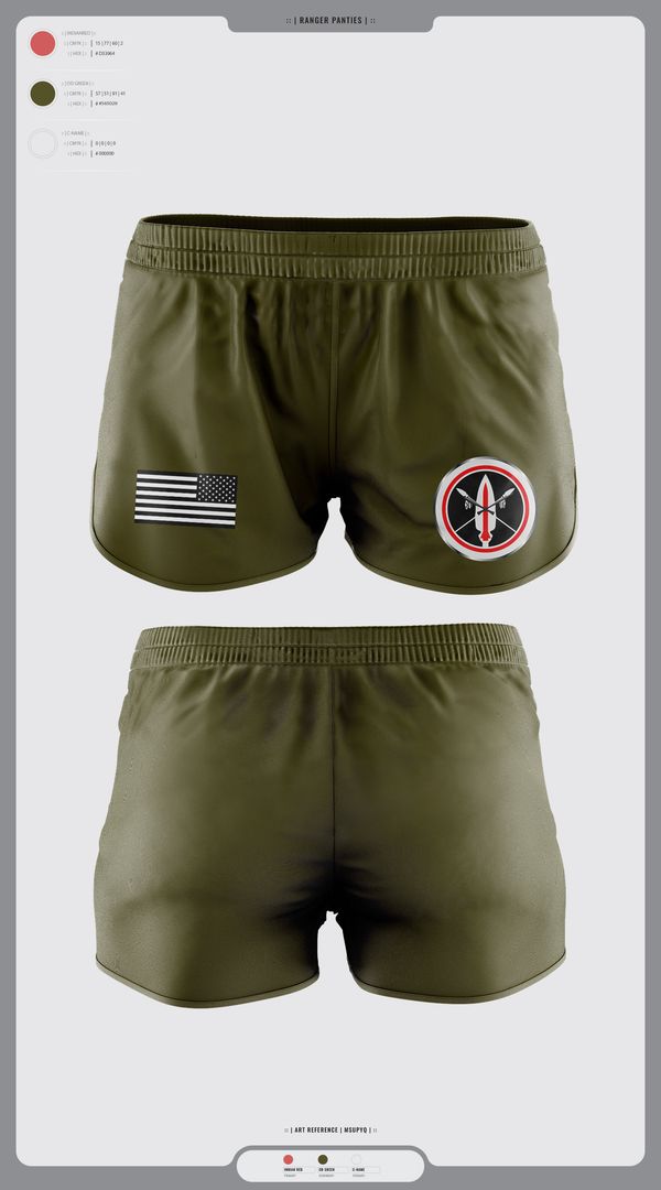Ranger Panties, , Army, Teamtime, Team time, sublimation, custom sports apparel, team uniforms, spirit wear, spiritwear, sports uniforms, custom shirts, team store, custom team store, fundraiser sports, apparel fundraiser
