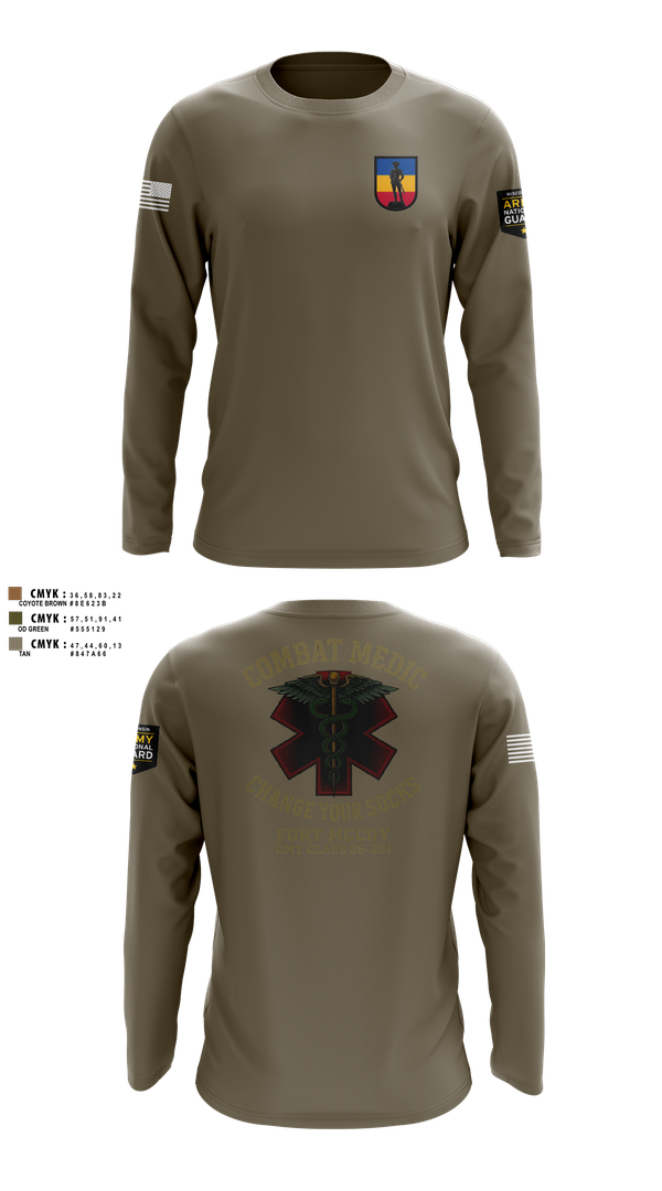 Long Sleeve Performance Shirt, 426 RTI, National Guard, Teamtime, Team time, sublimation, custom sports apparel, team uniforms, spirit wear, spiritwear, sports uniforms, custom shirts, team store, custom team store, fundraiser sports, apparel fundraiser