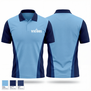 Short Sleeve Performance Polo, Victors, Men's Basketball, Teamtime, Team time, sublimation, custom sports apparel, team uniforms, spirit wear, spiritwear, sports uniforms, custom shirts, team store, custom team store, fundraiser sports, apparel fundraiser