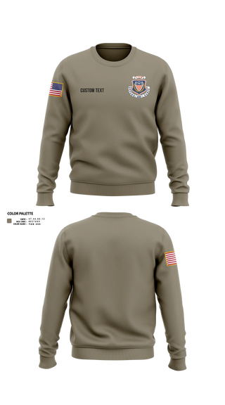 Crew Neck Sweatshirt, 38th RSG, Army, Teamtime, Team time, sublimation, custom sports apparel, team uniforms, spirit wear, spiritwear, sports uniforms, custom shirts, team store, custom team store, fundraiser sports, apparel fundraiser