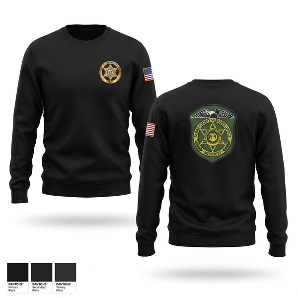 Crew Neck Sweatshirt, Barry County Sheriff’s Office, Police, Teamtime, Team time, sublimation, custom sports apparel, team uniforms, spirit wear, spiritwear, sports uniforms, custom shirts, team store, custom team store, fundraiser sports, apparel fundraiser