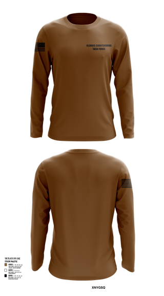 Long Sleeve Performance Shirt, Illinois Counterdrug Task Force, , Teamtime, Team time, sublimation, custom sports apparel, team uniforms, spirit wear, spiritwear, sports uniforms, custom shirts, team store, custom team store, fundraiser sports, apparel fundraiser