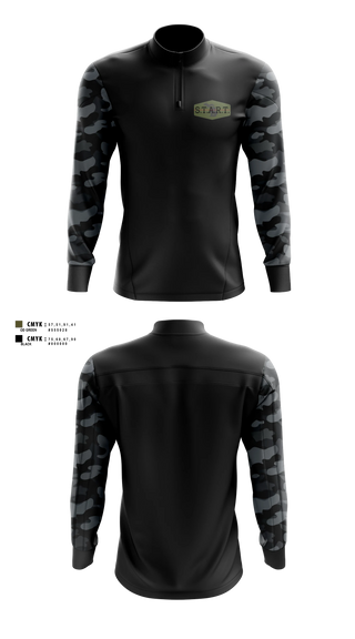 Quarter Zip Jacket, S.T.A.R.T, Police, Teamtime, Team time, sublimation, custom sports apparel, team uniforms, spirit wear, spiritwear, sports uniforms, custom shirts, team store, custom team store, fundraiser sports, apparel fundraiser