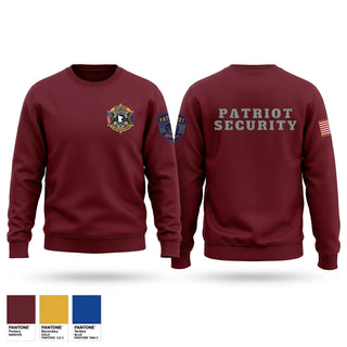 Crew Neck Sweatshirt, PATRIOT SECURITY, Police, Teamtime, Team time, sublimation, custom sports apparel, team uniforms, spirit wear, spiritwear, sports uniforms, custom shirts, team store, custom team store, fundraiser sports, apparel fundraiser