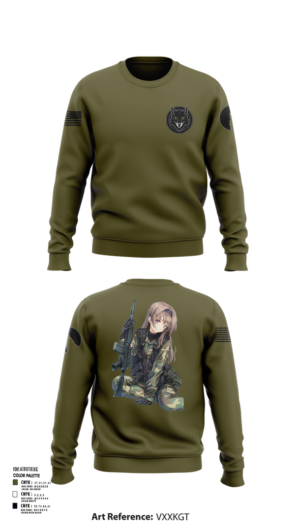 Crew Neck Sweatshirt, The House of Wolves, , Teamtime, Team time, sublimation, custom sports apparel, team uniforms, spirit wear, spiritwear, sports uniforms, custom shirts, team store, custom team store, fundraiser sports, apparel fundraiser