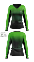 Spruce youth wrestling Women's Long Sleeve V-neck Shirt - 2