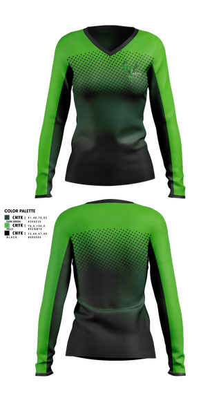 Womens Long Sleeve Vneck Shirt, Spruce Mountain, Wrestling, Teamtime, Team time, sublimation, custom sports apparel, team uniforms, spirit wear, spiritwear, sports uniforms, custom shirts, team store, custom team store, fundraiser sports, apparel fundraiser