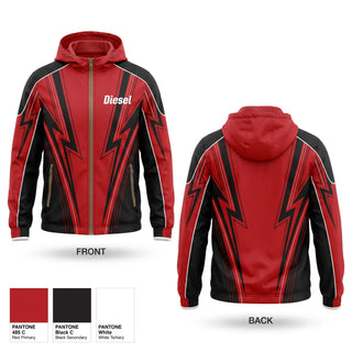 Windbreaker, Diesel, Softball, Teamtime, Team time, sublimation, custom sports apparel, team uniforms, spirit wear, spiritwear, sports uniforms, custom shirts, team store, custom team store, fundraiser sports, apparel fundraiser