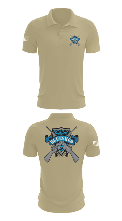 Blueshed Gun Shop 36061412 Short Sleeve Performance Polo - 87