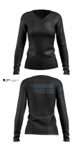 Providence Police BCI Women's Long Sleeve V-neck Shirt - 11
