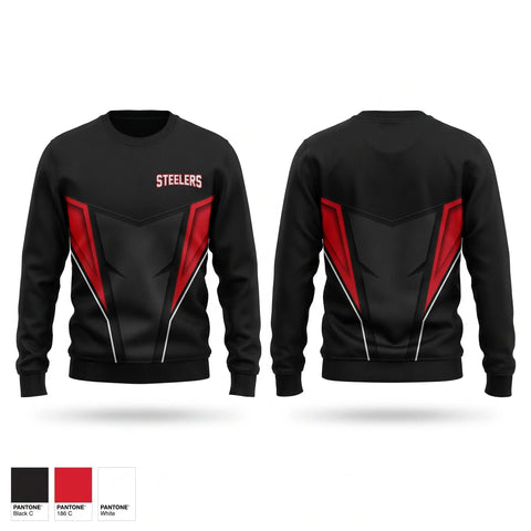 Crew Neck Sweatshirt, STEELERS, , Teamtime, Team time, sublimation, custom sports apparel, team uniforms, spirit wear, spiritwear, sports uniforms, custom shirts, team store, custom team store, fundraiser sports, apparel fundraiser