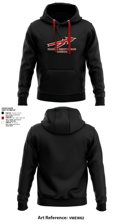 Charlton County Indians 89479896 Hoodie - 1