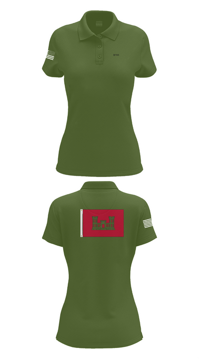 B 103 EN BN 37041687 Women's Short Sleeve Performance Polo  - 52