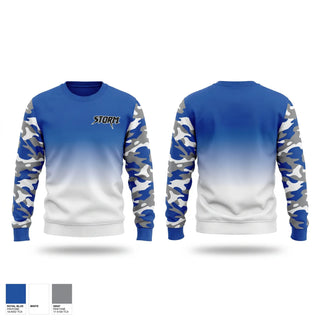 Crew Neck Sweatshirt, Storm, Baseball, Teamtime, Team time, sublimation, custom sports apparel, team uniforms, spirit wear, spiritwear, sports uniforms, custom shirts, team store, custom team store, fundraiser sports, apparel fundraiser