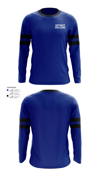 Long Sleeve Performance Shirt, Detroit Ballers, Men's Basketball, Teamtime, Team time, sublimation, custom sports apparel, team uniforms, spirit wear, spiritwear, sports uniforms, custom shirts, team store, custom team store, fundraiser sports, apparel fundraiser