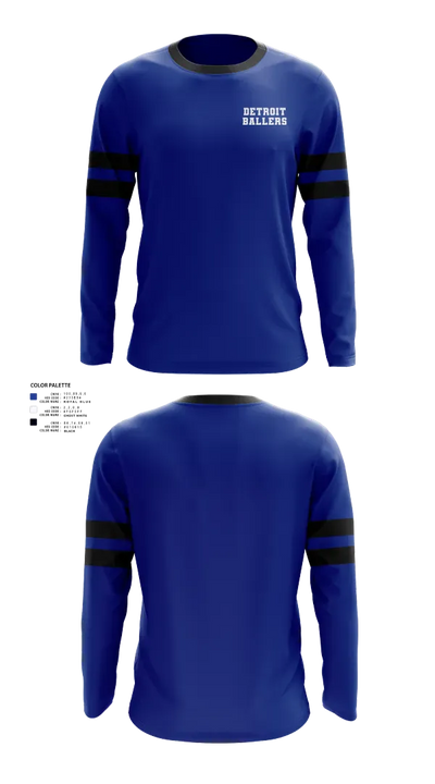 Detroit Ballers 75906268 Long Sleeve Performance Shirt 21