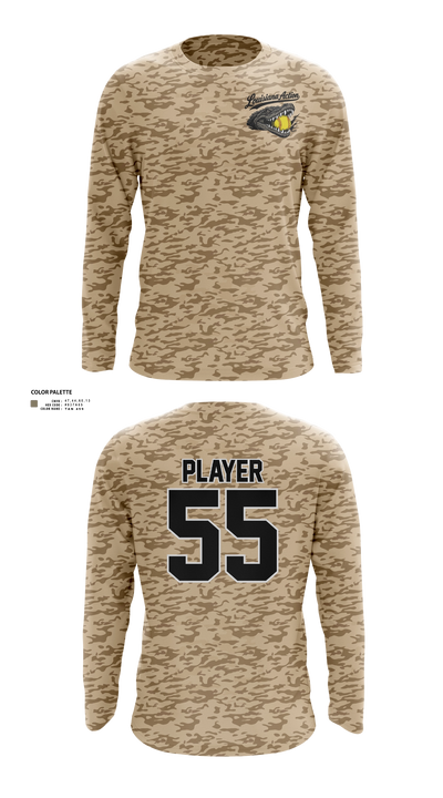 Louisiana Action Long Sleeve Performance Shirt - 21