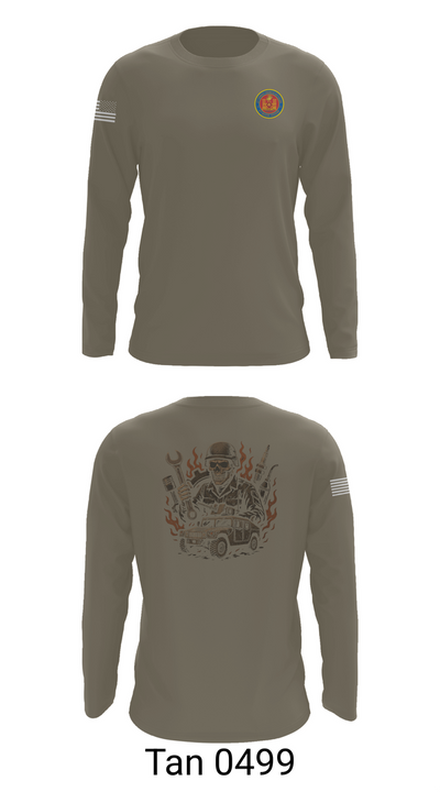 4th Combat Engineer Battalion A Co 69911625 Long Sleeve Performance Shirt 66