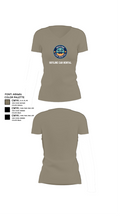 Skyline Car Rental 78356541 Women's Short Sleeve V-neck Shirt - 64
