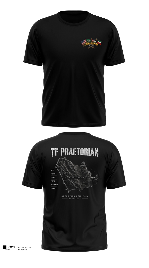 Old School Cotton Feel Shirt, 192nd MP BN, Army, Teamtime, Team time, sublimation, custom sports apparel, team uniforms, spirit wear, spiritwear, sports uniforms, custom shirts, team store, custom team store, fundraiser sports, apparel fundraiser