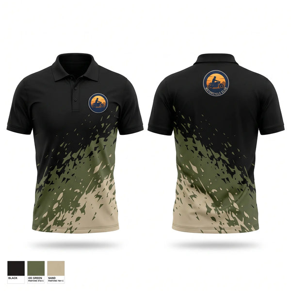 Short Sleeve Performance Polo, CFMO, Army, Teamtime, Team time, sublimation, custom sports apparel, team uniforms, spirit wear, spiritwear, sports uniforms, custom shirts, team store, custom team store, fundraiser sports, apparel fundraiser
