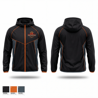 Iron mountain outlaws 97351578 Windbreaker - 1