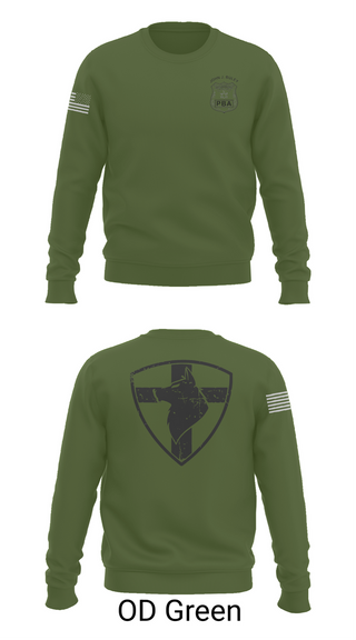 Crew Neck Sweatshirt, Whitesboro PBA, , Teamtime, Team time, sublimation, custom sports apparel, team uniforms, spirit wear, spiritwear, sports uniforms, custom shirts, team store, custom team store, fundraiser sports, apparel fundraiser