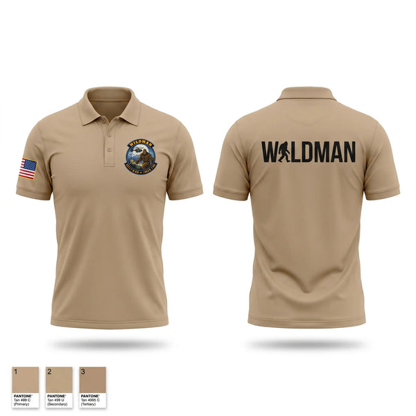 Short Sleeve Performance Polo, Wildman, National Guard, Teamtime, Team time, sublimation, custom sports apparel, team uniforms, spirit wear, spiritwear, sports uniforms, custom shirts, team store, custom team store, fundraiser sports, apparel fundraiser