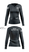 Academy- Basic Unit Women's Long Sleeve V-neck Shirt - 40