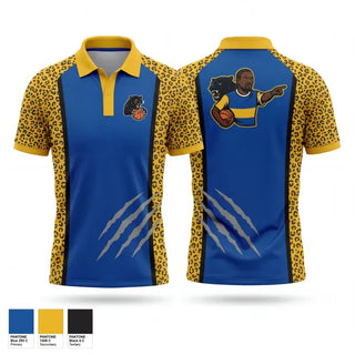 Short Sleeve Performance Polo, Panthers, Men's Basketball, Teamtime, Team time, sublimation, custom sports apparel, team uniforms, spirit wear, spiritwear, sports uniforms, custom shirts, team store, custom team store, fundraiser sports, apparel fundraiser